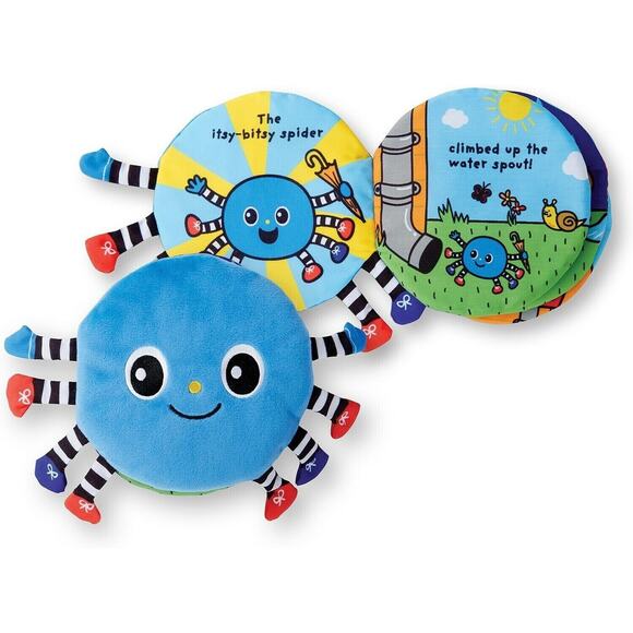 NEW Melissa & Doug ITSY BITSY SPIDER Soft Activity Story Book Baby Toy Gift - Picture 1 of 3